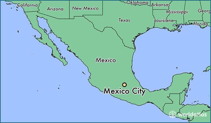 bản đồ của Mexico