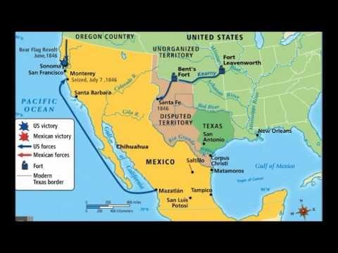 cuộc chiến của người mexico bản đồ