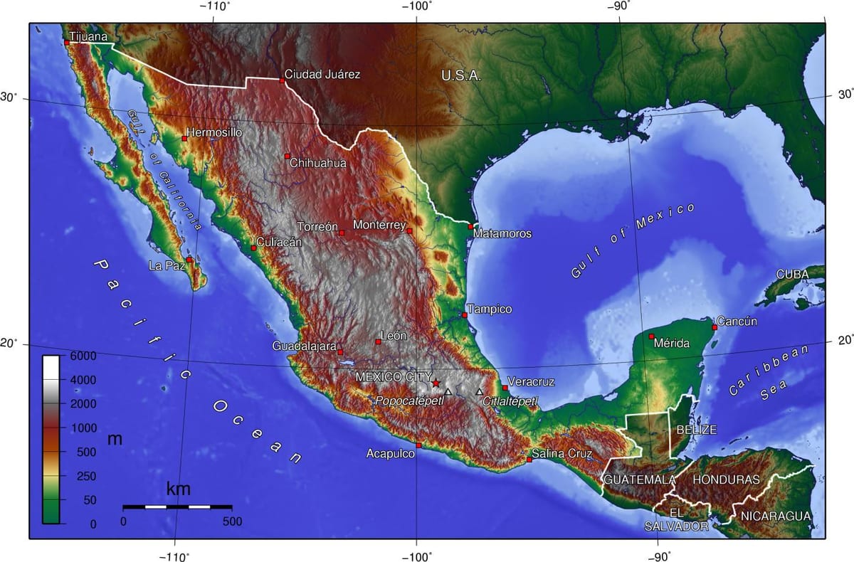 đồ độ cao Mexico