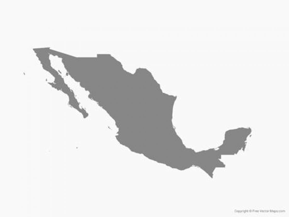Mexico véc tơ bản đồ