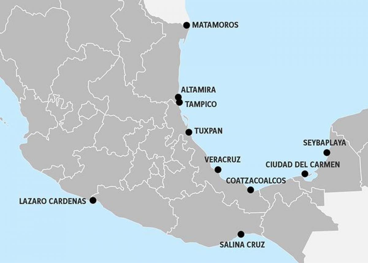 bản đồ của Mexico cổng