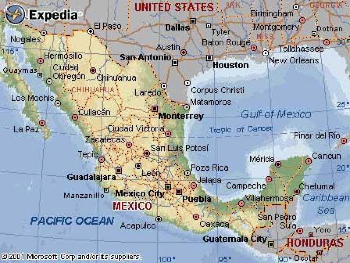 kim tự tháp mexico bản đồ