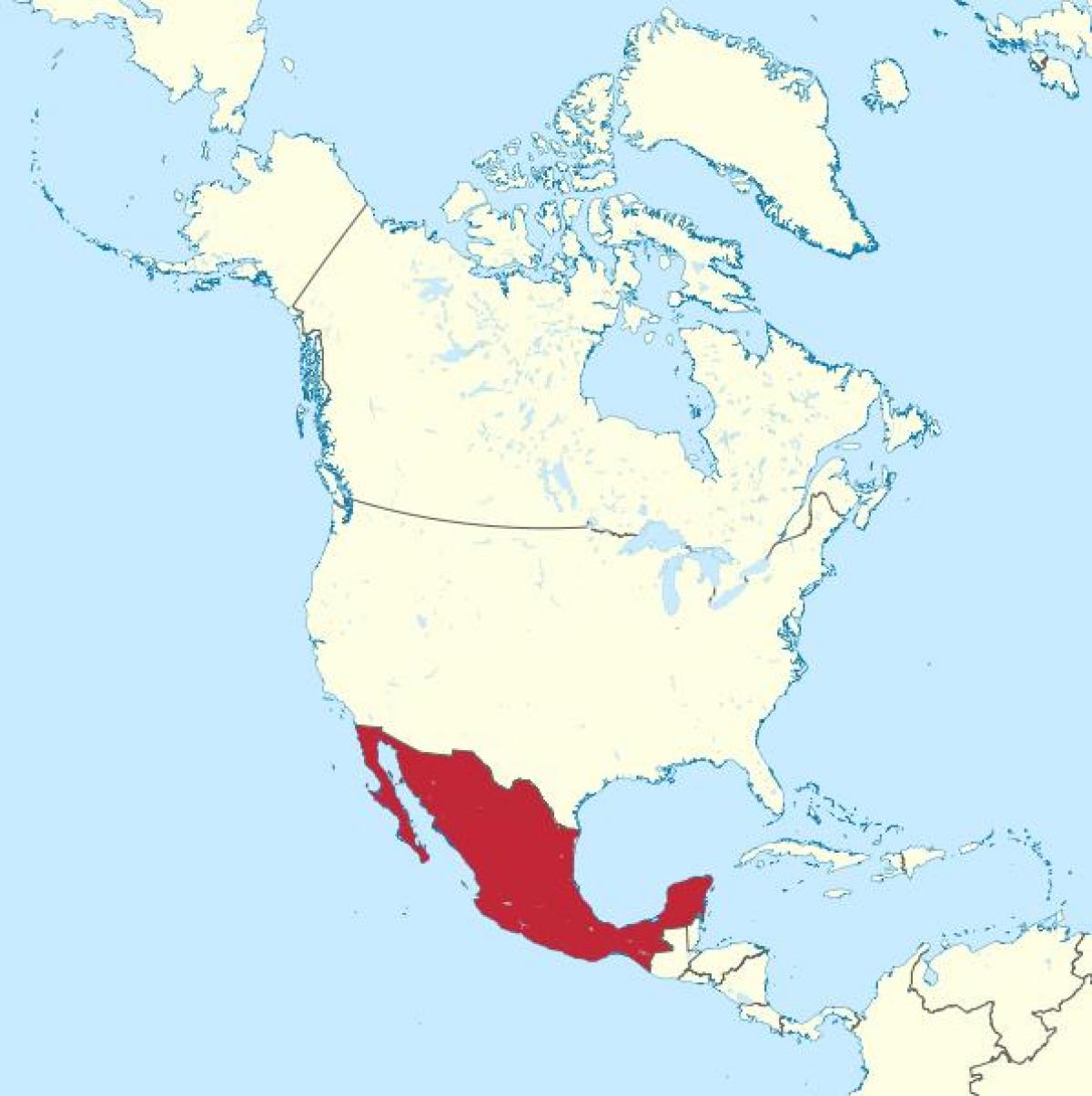 Mexico và mỹ bản đồ