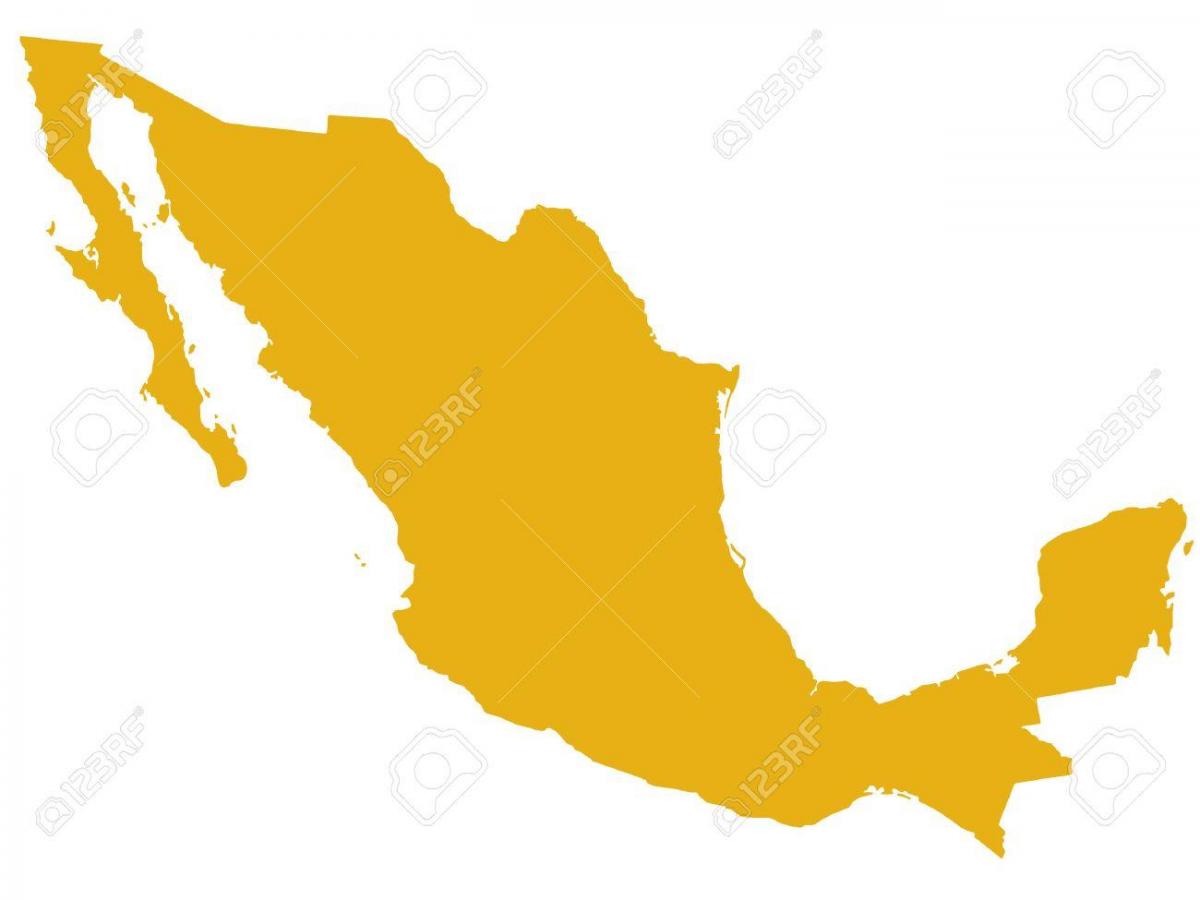 bản đồ của bóng Mexico