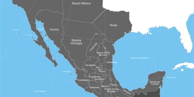 Già lãnh địa mexico bản đồ