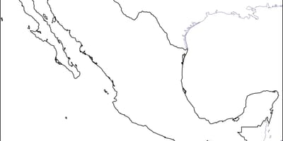 Phác thảo bản đồ của Mexico