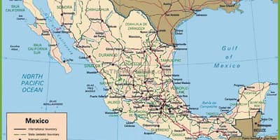 Mexico trong bản đồ