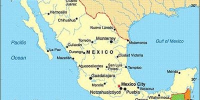Mexico thành phố bản đồ