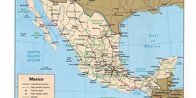 Bản đồ của Mexico