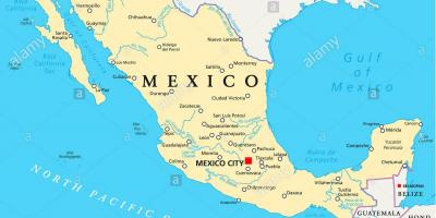 Mexico bản đồ thành phố
