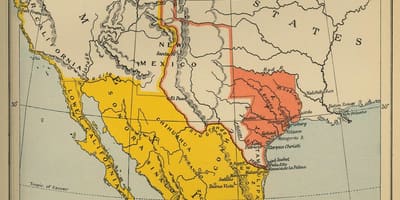 Bản đồ của Mexico 1700