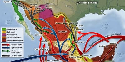 Thuốc phiện mexico chiến tranh bản đồ