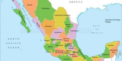 Bản đồ Mexico kỳ
