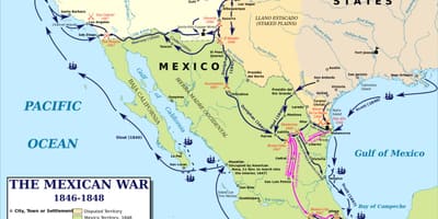 Bản đồ của chiến của người mexico bản đồ