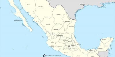 Kỳ của Mexico bản đồ