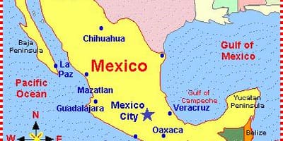 Bản đồ của Mexico
