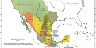 Mexico bản đồ lịch sử