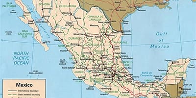 Bản đồ của Mexico resort thành phố