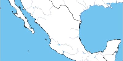 Bản đồ phác thảo của Mexico