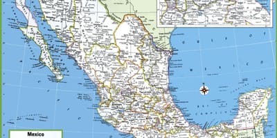 Thành phố Mexico bản đồ